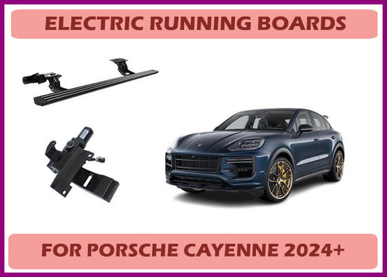 Factory Porsche Cayenne Power Retractable Running Boards with Touch-Sensitive